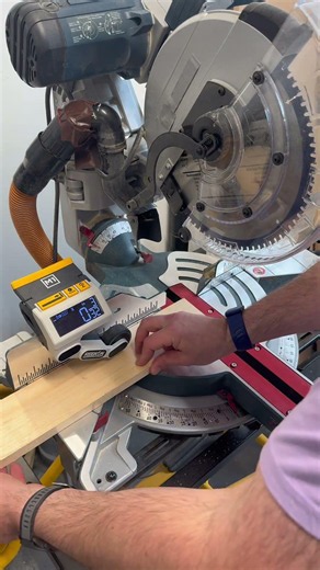 repeat miter saw cuts for blocking, baseboard and more has never been easier than with the M1
