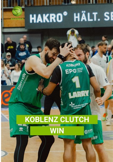Julian Larry's Game-Winning Moment at EPG Baskets Koblenz