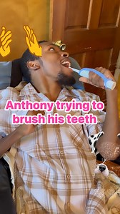 Anthony trying to brush his teeth. His disability is not inability keep encouraging #anthonyjourney #cerebralpalsywarrior #familydynamics #parenting #encouragement #nevergiveup #motivation #fblifestyle #familydynamics | Artrea Akpovoka