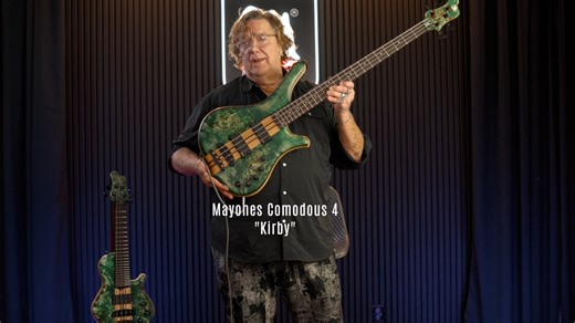 Stu Hamm presents his unique Mayones Comodous 4 "Kirby" bass. https://mayones.com/page/comodous-custom-stu-hamm-4/ #stuhamm #stuarthamm #bassplayer #bassist #artist #musician #educator #composer #basslegend #bassartistry #mayones #mayonesbasses #mayonesbass #comodous #comodous4 #mayonescomodous #kirby #masterclass #cali #mayonescali #calibass #LittleGem #travelbass #neckthrubody #basslovers #bassdaily #bassoftheday #expressyourself #knowyourtone #🎸 | Mayones Guitars Basses