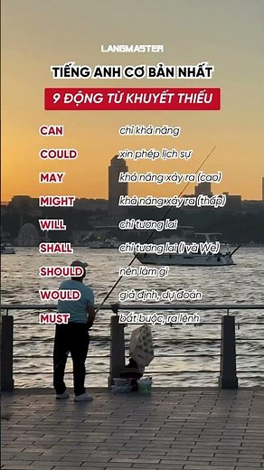 9 động từ khuyết thiếu cơ bản nhất trong tiếng Anh #learnenglish #hoctienganh #langmaster