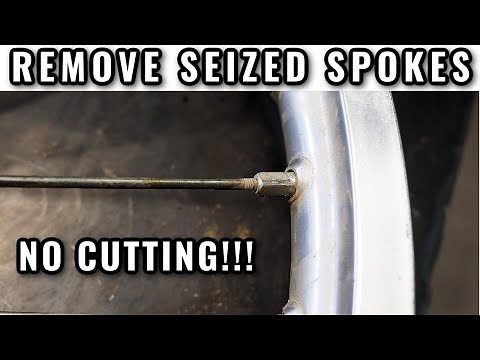HOW TO: Remove SEIZED or RUSTY Spokes WITHOUT Cutting Them Off