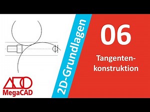 Tangent construction (MegaCAD Beginner Tutorial)