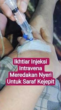 Pejuang Saraf Kejepit Injeksi Intravena Untuk Meredakan Nyeri #sarafkejepit #hnp #skoliosis #injeksi