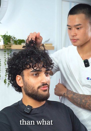 Curly Haircut Consultation for Burst Fade Styles
