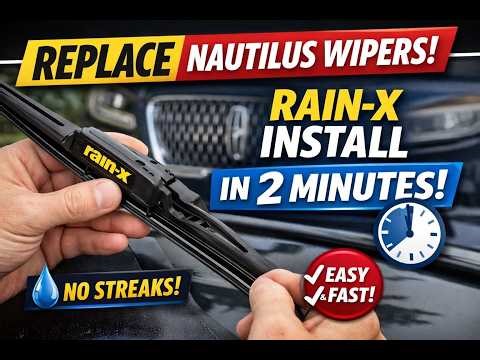 **How to Replace Lincoln Nautilus Wiper Blades | Rain-X Install in 2 Minutes**