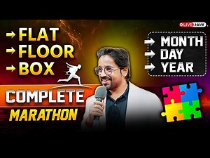 Flat, Floor, Box, Month, Day, Year, Puzzle Complete Marathon | RRB Clerk Pre 2025 | By Puneet Sir