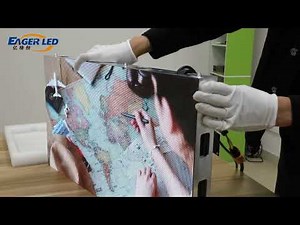 EagerLED LED HD Advertising Display 600x337.5mm Front Service LED Display EA169F3 Series Details