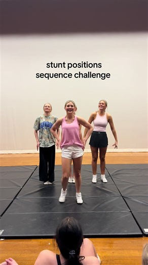 who did it better??? #stuntchallenge #stuntsequence #cheer #teambonding #teambondingideas