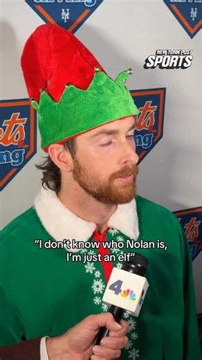 Mets’ Nolan McLean jokes when asked about him and his teammates dressing up as elves. | New York Post Sports