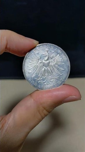 1862 Frankfurt German shooting festival 1Th フランクフルト ドイツ射撃際 #shorts #coin #numismatics #貨幣