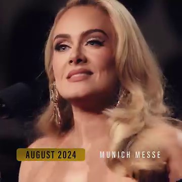 New tickets available! 🚨 Get one of the last tickets for ADELE in Munich on August 2, 3, 9, 10, 14, 16, 23, 24, 30 & 31, 2024. ➤ Get your tickets: www.ticketmaster.de/artist/adele-tickets/35418?language=en-us | Adele