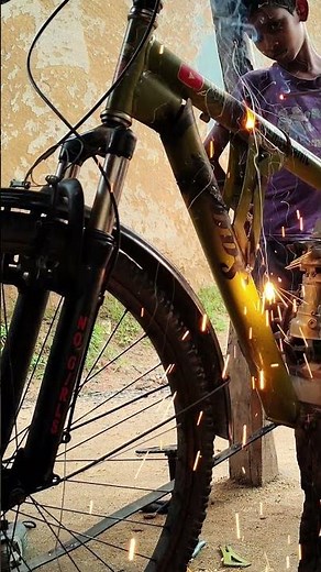 Cycle to Motorcycle Part 6 | Engine Fitting Start! 💥 | Full Frame Welding Process