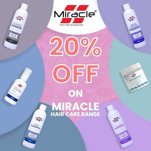 ENJOY 20% OFF on Our Entire Miracle Hair Care Range😍 Order via https://britishcosmetics.lk/product-category/miracle/ or Inbox Us 🛍. #britishcosmetics #miraclehaircare #hair #haircare #hairtransformation #hairtreatment #hairmask #hairgoals #srilanka | British Cosmetics (pvt) Ltd.