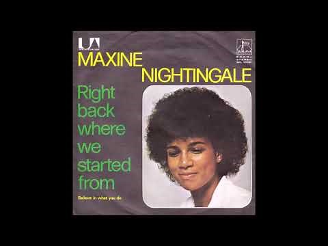 Maxine Nightingale - Right Back Where We Started From