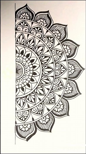 mandala art for beginners | How to draw mandala art | Mandala art design