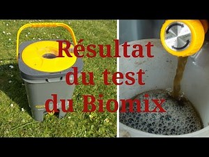 Résultat du test du Biomix