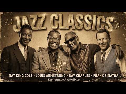 Frank Sinatra, Louis Armstrong, Nat King Cole 🎷 Jazz Songs 50's 60's 70's 🎶 The Ultimate Jazz