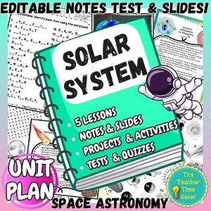 Space Science Interactive Notebook - Solar System