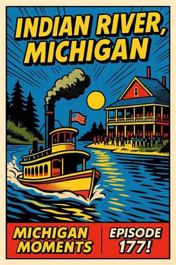 Did you know the Burt Lake Scenic Tower once offered views of three lakes at once? Visitors in the 1920s paid to climb what felt like the top of the world. 🎡🌲 #MichiganMoments #IndianRiverHistory | Thumbwind