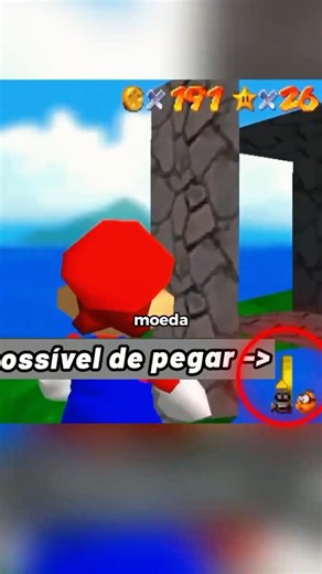 The impossible-to-get coin in Super Mario 64 😳