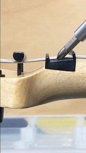 Adjusting String Angle From the Locking Nut | Watch Full Video! #guitarshop #gbrcenter #floydrose