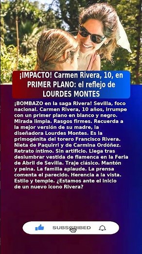 😱Carmen Rivera (10) RETRATO EN BLANCO Y NEGRO (2026) #UltimaHora #España