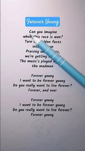 Forever Young 🎤 Karaoke with Lyrics | Sing Along & Timeless English Song