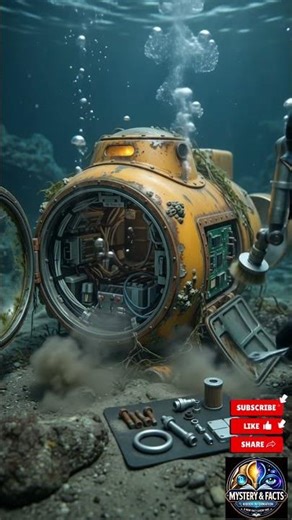 Underwater restoration timelapse an Abandoned Submarine