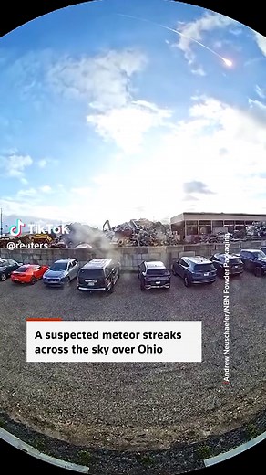 The National Weather Service and scientists say there were signs of a meteorite landing near Cleveland, Ohio. #meteor #atmosphere #space #science #ohio