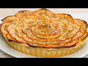 Cea mai delicioasă tartă cu mere și aluat sfărâmicios – un desert irezistibil! | SavurosTV