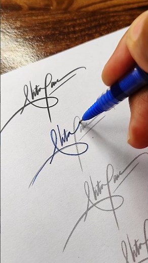 How to Create a Stylish & Professional Signature | Signature Design Tutorial ✍️ #shorts #signature