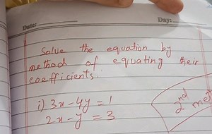 Solve the equation by method of equating their coefficients.i)... | Filo