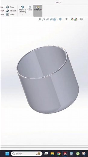 Cup 3D Design in SolidWorks ☕🔥 | Product CAD Tutorial