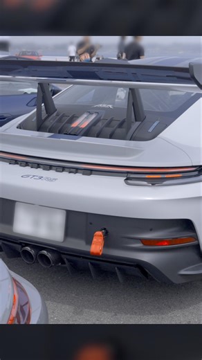 マフラーサウンドがド迫力なポルシェ911GT3RS #shorts #porsche911gt3rs #gt3rs