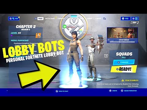 How to get a FREE and Real *FORTNITE LOBBY BOT* in Chapter 2! - NEW LOBBY BOT In Fortnite!