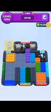 Color Block Jam Level 1092 Solution Walktrough