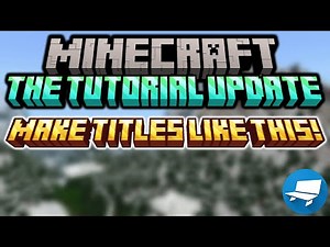 Make BEAUTIFUL Minecraft Titles with Blockbench!