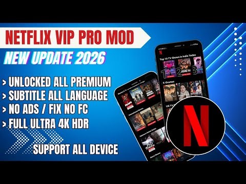 Netflix Premium Mod Apk Terbaru 2026 Unlocked Premium | No Login | Subs Indo | Hight Quality