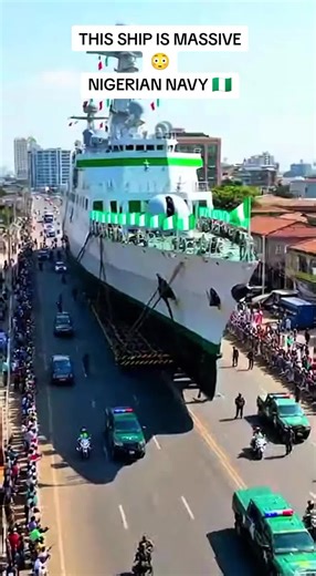 Largest Nigerian Naval Ship Transported by Road