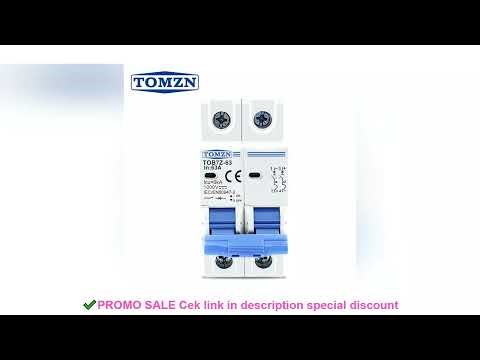 2P DC MCB 1000V Solar Mini Circuit Breaker 3A 6A 10A 16A 20A 25A 32A 40A 50A 63A DC MCB for PV Syste