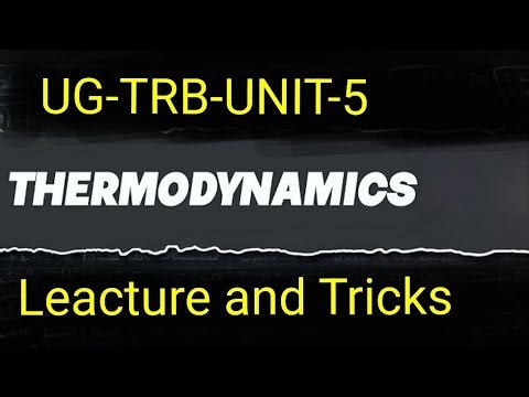 5-UG-TRB // Unit-5 // Thermodynamics // Intensive and Extensive property based MCQ.