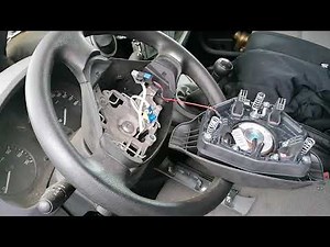 Peugeot Partner, Citroën Berlingo B9 steering column switch and airbag removal