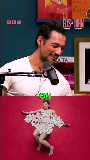 What does model David Gandy make of Elis and John's naked calendar? 🧾😆 #ElisAndJohn #BBCSounds