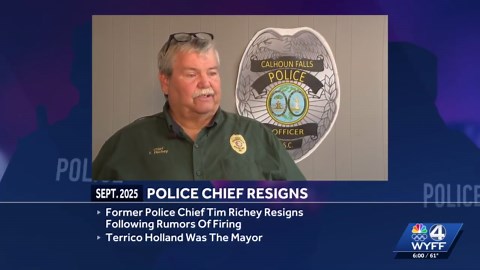 Interim police chief for Calhoun Falls suspended while being under investigation