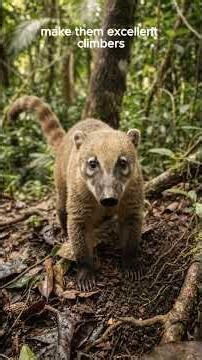 COATI MUNDI: A curious relative of the raccoon with an amazingly flexible nose? #wildlife #animals