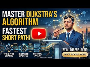 Dijkstra's Algorithm Explained Simply | Shortest Path Finding 🗺️ by M Toseef Javaid