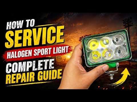 How to Service Halogen Sport Light Complete Repair Guide