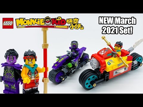 LEGO Monkie Kid's Cloud Bike Review! NEW March 2021 Monkie Kid Set 80018