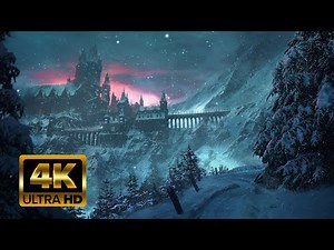 Winter❄️ Castle Live Wallpaper: Snowy Mountains For PC #castle #snowfall #kingdom